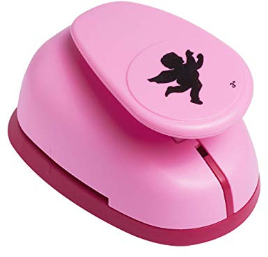 Efco Papierstanzer „Engel“, XL, 67 x 59 mm, Rosa