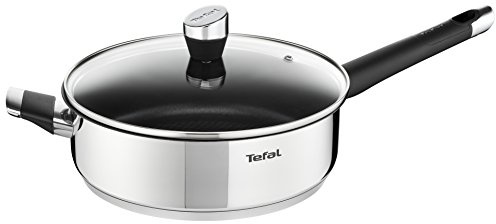 Tefal E8243314 Emotion - Sartén Honda (Acero Inoxidable, 43 x 27 x 10 cm)
