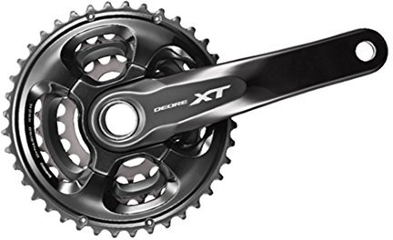 Shimano Deore XT FC-M8000-3 Kurbelgarnitur 3x11, 170 mm, Schwarz