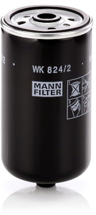 MANN-FILTER, WK 824/2 Kraftstofffilter | Für PKW, Schutz des Kraftstoffsystems, Injektorschutz, Zuverlässige Kraftstoffversorgung, Echte OE-Technologie