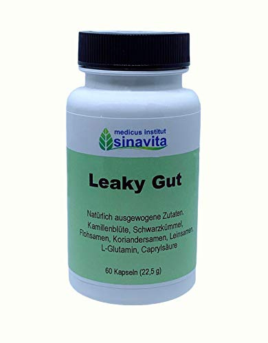 Leaky Gut, 60 Kps., vegetarische Kapselhülle, Inhaltsstoffe aus kontrolliert biologischem Anbau, deutsche Produktion