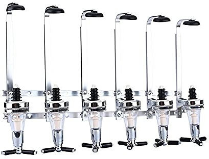 Oypla 6 Bottle Wall Mounted Spirit Drink Dispenser Bar Shot Optics Measurer