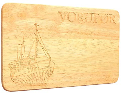 Frühstücksbrettchen Vorupør Thy Dänemark Brotbrett Vorupör
