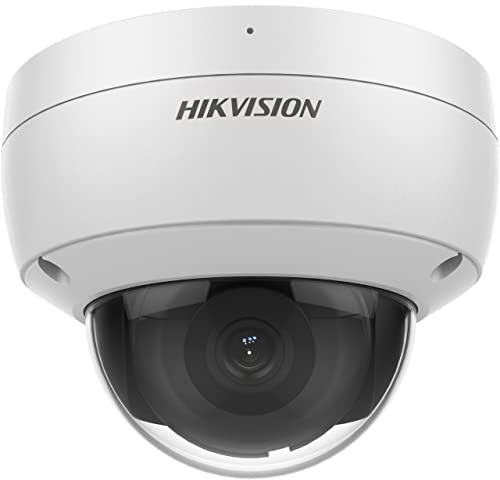 Hikvision DS-2CD2166G2-I(2.8mm)(C) Dome Überwachungskamera mit 6 Megapixel, bis zu 30m Beleuchtung, professionelle Überwachungskamera, Acusense Kamera mit Fehlalarmfilter