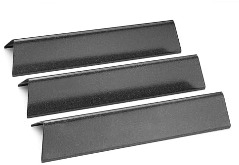 Vnierxful 38,9CM flavorizer Bars für Weber Spirit 200 e210 e220 S210 S220, Porzellanemaille Brennerabdeckung für Weber Spirit I & II 200, 7635 Flavorizer Bars für Weber