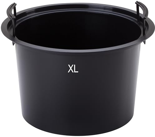 MELTOM Einsatz Pflanzeinsatz für den Topf mit Griffen Rund Größe XL (DxH) 27 x 17,5 cm