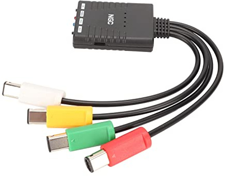 Adaptateur Gamecube, Adaptateur de Contrôleur sans Fil Professionnel pour Convertisseur de Poignée GC pour Wii pour Switch Pro pour PS5 pour PS4 pour Xbox pour Adaptateur de