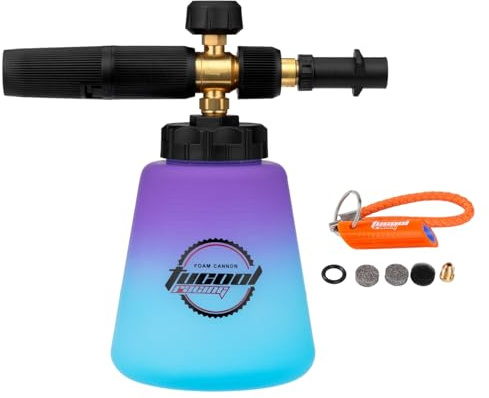 Tucool Racing Schneeschaumlanze für Karcher K2 - K7 Schaumpistole für K Serie Hochdruckreiniger Karcher Schaumkanone (Kärcher K2-K7 Violet)