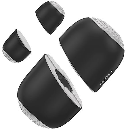 nediea Laptop Cooling Pads, Portable Small Laptop Cooler Stand Magnetic Ball, Mini Laptop Tilting Holder Compatible With Tablet, Macbook, Keyboard and 11-17 Inches Laptops, Z01-Black