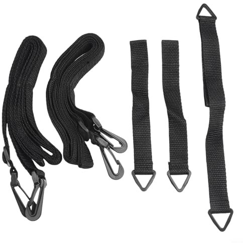 Sileduove Lucchetto antivento per ombrelloni, paravento, barriera antivento, regolabile, resistente alle intemperie, cinghia fissa per giardino