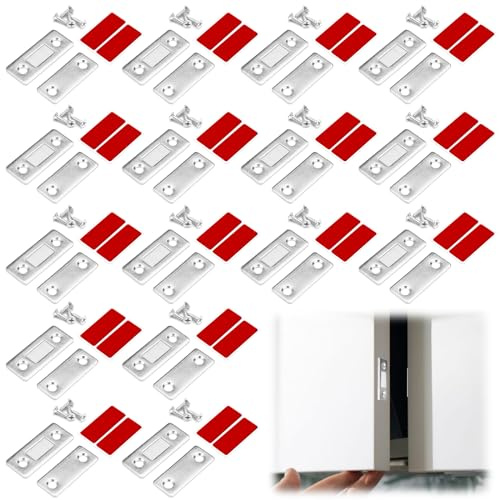 16 Pezzi Calamite per Mobili Chiusura, Chiusura Magnetica per Ante Adesivo