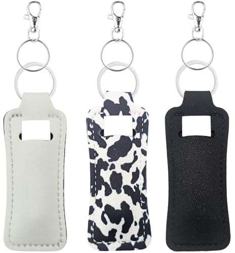 Porte-Baume à Lèvres Élégant avec Clip - Porte-Clés Organisateur pour Gloss, Rouge à Lèvres ou Stick Labial - Design Parisien Modulable