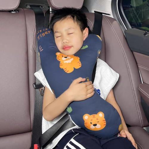 SIQITECHNO Car Travel Pillow H-Shape Seat Pillow Kids Adults Soft Neck Pillow Breathable Head and Body Support Pillow Car Aircraft Sleeping Cushion for Long Journey Road Trip Travel Accessories