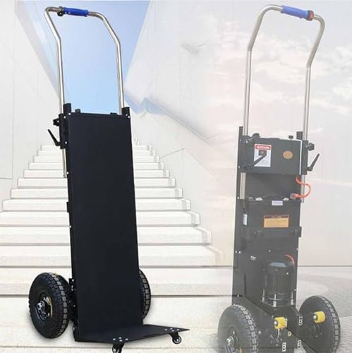 Generisch Sackkarre Treppensteiger Elektrisch Tragbar Elektrisches Treppensteigauto Wartungsfreiem/BüRstenlosem Motor TragfäHigkeit (200 Kg) Abnehmbarem Akku Treppen Rauf Und Runter