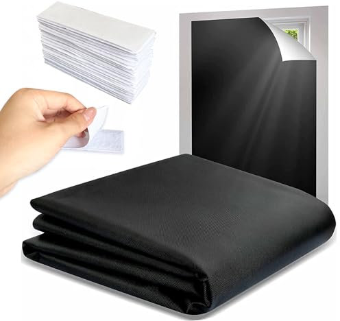 2 m x 1,45 m Ventana oscurecimiento oscurecimiento para claraboya Interior, protección Solar para Ventana, sin Necesidad de taladrar, lámina térmica para Dormitorio