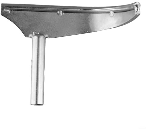 Gebogene Werkzeugablage für Holzdrehmaschine, 165 mm Edelstahl-Drechsel-Werkzeughalter mit 16-mm-Schaft, speziell geformtes Drehmaschinen-Zubehör zum Drehen von Schüsseln