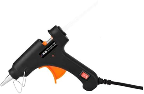 Pistola per Colla a Caldo, Pistola for colla a caldo da 70 W Mini pistole industriali con stick di colla da 7 mm Strumento di riparazione termoelettrica a temperatura di calore for arti artigianali fa