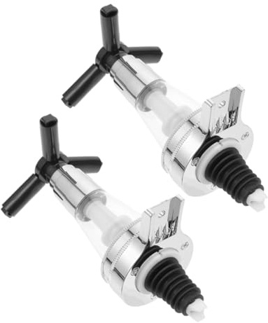 VALICLUD 2pcs Wall Mounted Wine Dispenser Pump Heads Measured Shot Pourers for Bottles Space Saving Drinking Pour Spouts