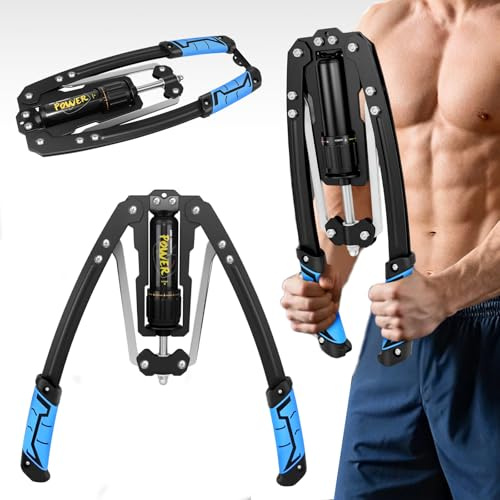 Twister Armtrainer, Arm Twister Brust Trainer Oberkörper Trainingsgerät Workout Schulter-Brusttrainer Fitness Zuhause ( 10-200kg)，Tragbarer Power Twister, Trainingsgeräte für zuhause, Büro & Reise