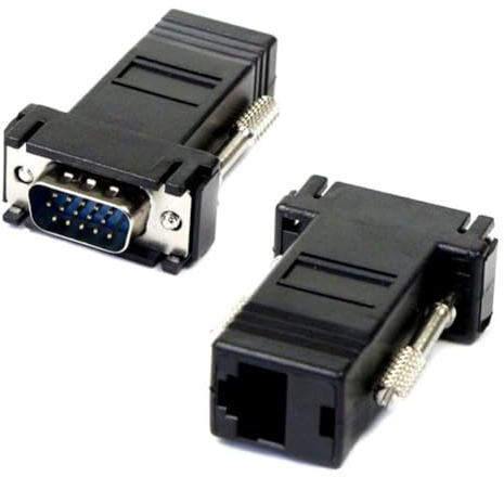 NEIQIUWING Pour câble réseau VGA vers RJ45 - Transmission du signal