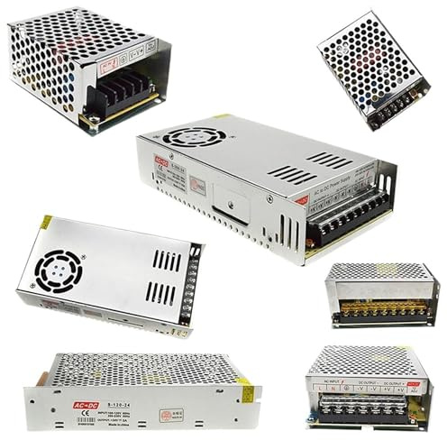 Controlador AC100-240V a DC 24V 1A 2A 3A 5A 10A 15A 20A 30A 40A 50A Adaptador de corriente for tira de luces LED Transformador de alimentación(5A)