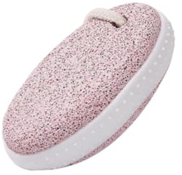 ULTECHNOVO Pietra Pomice Leggero Rimuove Pelle Morta Ovale Rosa per Piedi Strumento Cura Piedi Rimozione Calli per Pedicure