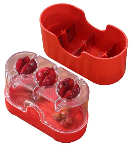 Snocciolatore per Olive e Ciliegie - Denocciolatore a pressione manuale per olive,Snocciolatore da cucina per ciliegie - per chef, ristoranti, pasticceria, preparazione pasti in famiglia e uso