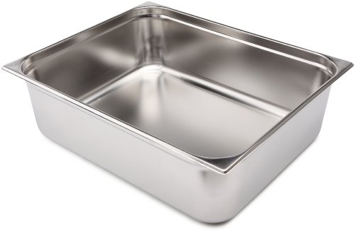 Lacor 66020Z Bac 2/1 en Inox 60 | Fabriqué en acier inoxydable de qualité alimentaire; haute résistance à la corrosion et usure quotidienne