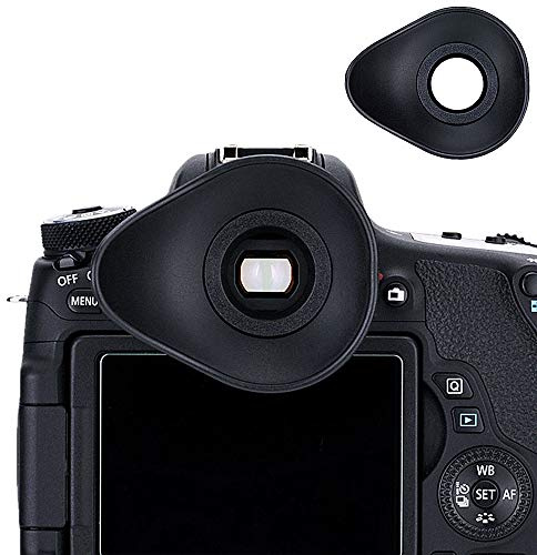 JJC Augenmuschel Eye Cup Okular Sucher für EOS 6D 60Da 70D 80D 100D 550D 600D 650D 700D 750D 760D 8000D 1100D 1200D 1300D Rebel T2i T3i T3 T4i T5i T5 T6i T6s T6