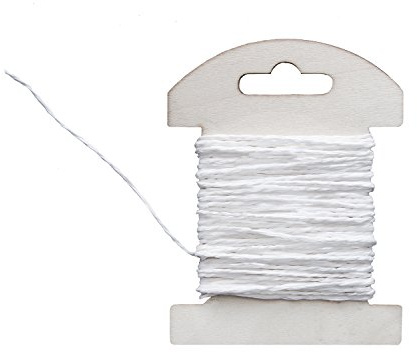 Logbuch-Verlag JUTE Band Bastelband Juteband Kordel Schnur 10m 2 mm WEISS