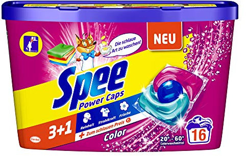 Spee Power Caps Color 3+1 Detergente de color 40 lavados Detergente Lavado