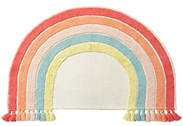 Vertbaudet Kinderzimmer Teppich,Regenbogen Mehrfarbig ONE Size