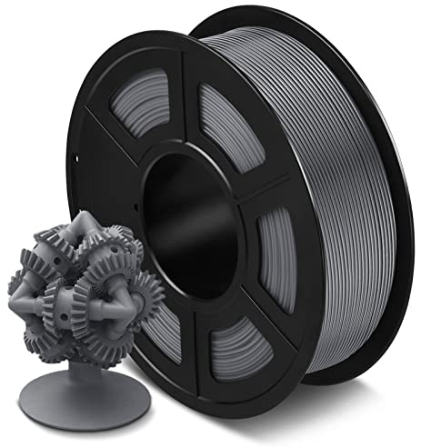 SUNLU ASA Grau Filament 1.75mm 1KG, 3D Drucker Filament ASA | UV Hitzebeständig und Robustes Filament ASA, Ideal für den Druck von Mechanischen Funktionsteilen im Freien, Grau 1000g