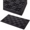 Fußmatte Gummimatte Schmutzfangmatte Türmatte Gummi Anti-Rutsch Fußabtreter (45x75 cm), Schwarz