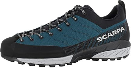 Scarpa M Mescalito Planet Blau - Atmungsaktiver Leichter Herren Zustiegsschuh, Größe EU 46.5 - Farbe Petrol - Black