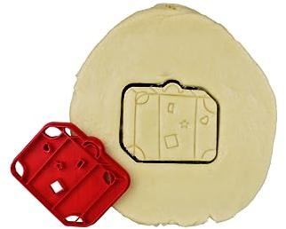 3DKOUPE - Emporte-pièce Valise - Thème Voyage - Couleur au choix - Conçu et fabriqué en Europe
