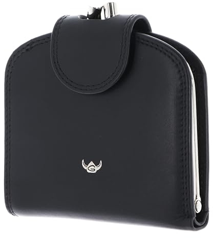 Golden Head Leder Geldbörse Polo RFID Protect Bügelbörse 2048 Schwarz
