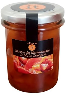Mostarda di Mele Cotogne 220g - Autentica Conserva Italiana di Cotogne, Senza Conservanti - COLLEZIONE IT (220 gr, 1, unità)