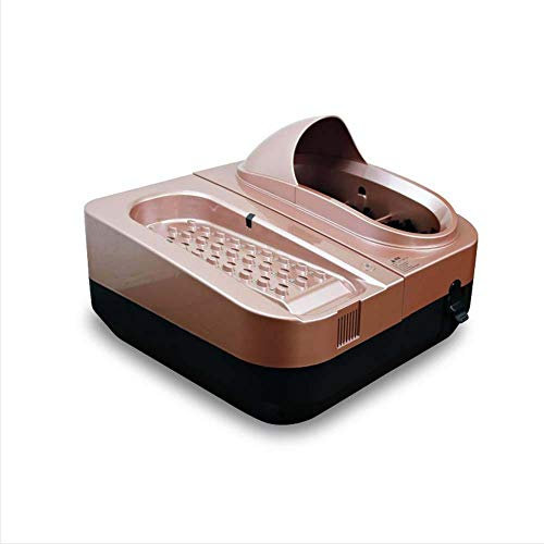 Electric Shoe Shine Kit Electric Shoe Polisher Brush Shoe Shiner Dust Cleaner Sole Cleaning Machine Smart Automatic Shoe-Shiner Washable air-Cooled Shoe Polisher Dust UV Shoe Polisher (Powder Silver)
