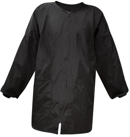 Harilla Kittel für die Fellpflege von Haustieren, Friseurkittel, Lange Jacke, Haarstyling, elastische Bündchen, Fellpflegejacke für Haustiere, Groomer-Kittel,