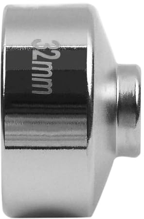 Outil pour enlever le couvercle du filtre à huile, extracteur de clé de filtre à huile | Clé de filtre à huile de 32 mm, douille de filtre à huile 6 points – Outil de retrait de profil bas pour