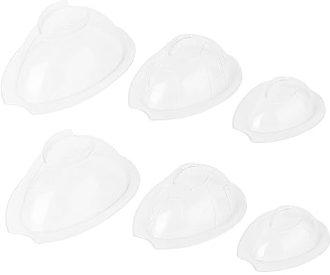 MAGICLULU 6pcs Easter Chocolate Egg Moulds Small Chocolate Moulds for Baking Easter Supply