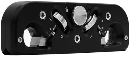 Pialla Filo Spessore Per Legno, Legno Lavorazione del legno Utensile manuale Carpenteria Strumento di rifinitura rapida Pialla smussatrice Design a doppia fresa Profondità regolabile Pratico di un Pia