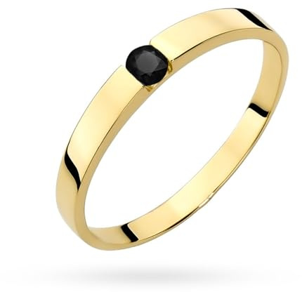 MARKO Goldring Damen 333 Echtgold mit Zirkonia – Verlobungsring Frauen Ring mit Stein – Schmuck Ringe Gold – Wedding Ring – Ring Ohrringe Gold – Marry Me - Shine