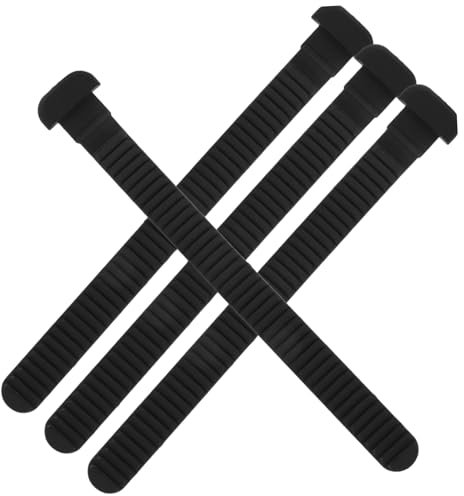 ibasenice Correas De Fijación para Patines Línea Negras t Tipo 150 Cm Ajustables, Accesorio De Repuesto para Patines, Sujeción Segura y Duradera, Uso Patinaje Recreativo y Deportivo