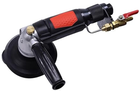 JHXHFJXZ Pulidora Profesional de lijadora húmeda de Aire de 5 , máquina pulidora neumática de fresado de Agua con inyección de Agua de 5 Pulgadas para pulir mármol, Granito y Piedra