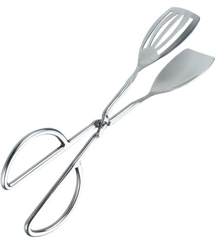 Pinze Per Insalata In Acciaio Inossidabile, Pinze Di Forbici In Acciaio Inossidabile Rannicchiabili In Lavatrice | Pinze Ergonomiche Da Portata Con Manici A Forbice, Clip Del Pane Da Cucina Per Picnic