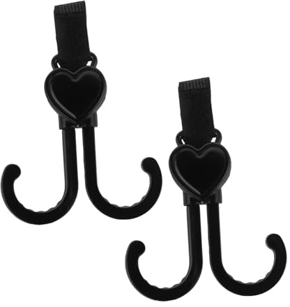 WEKADRIN 2 Pezzi Ganci Per Passeggino Clip Per Passeggino Per Borse Per Pannolini Per Borsa Per Pannolini Organizer