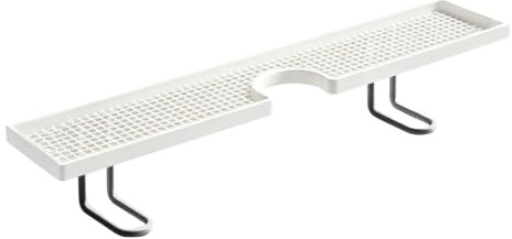 Organisateur d'Évier pour Salle de Bain Étagère Flottante sans Perçage avec