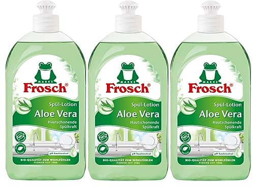 Grenouille Lotion mains rinçage Aloe Vera Lot de 3 (3 x 500 ml